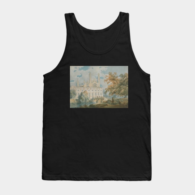 Clare Hall and King’s College Chapel, Cambridge, from the Banks of the River Cam, 1793 Tank Top by Art_Attack